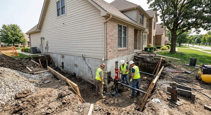 Sinking Foundation Repair in Sarasota, FL